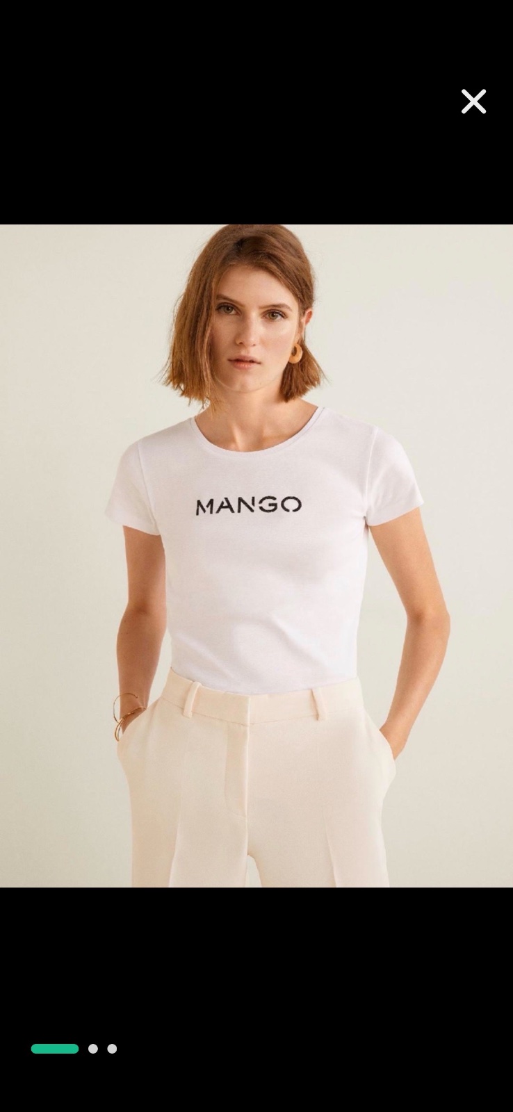 T-shirt mango jamais portée