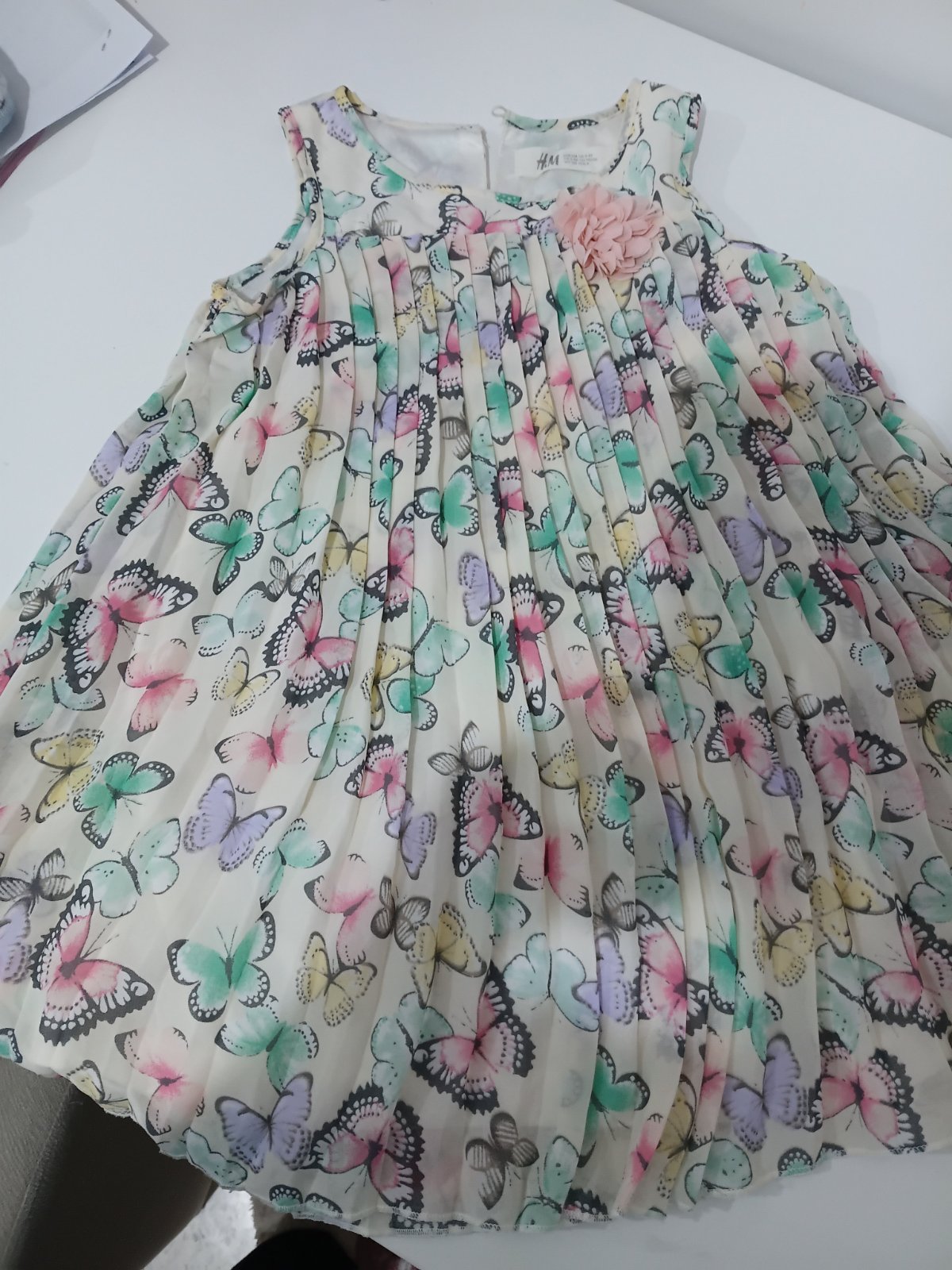 Robe plissé fleurie 