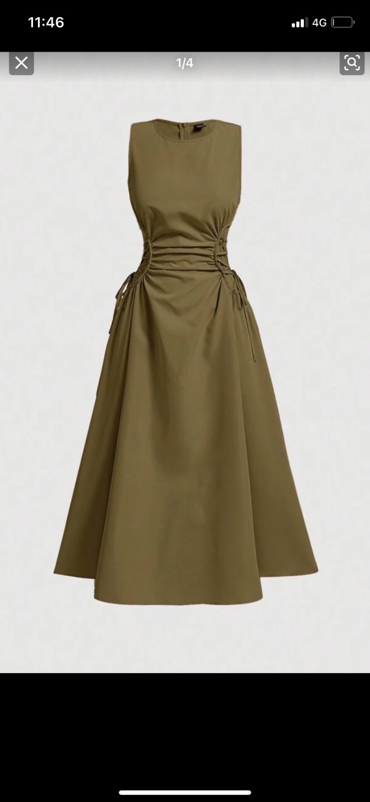 Robe vert militaire neuf avec etiquette