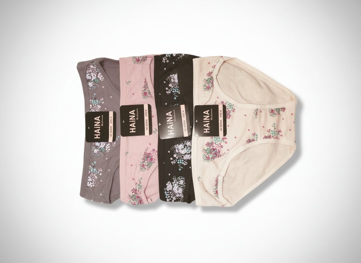 Lot de 4 culottes pour fille 12-14 ans