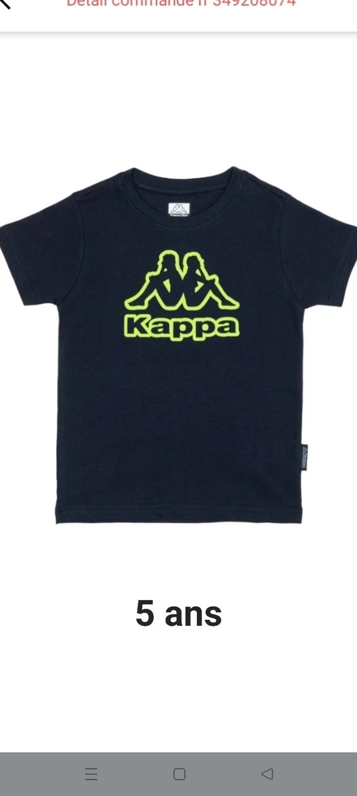 T shirt de la marque kappa