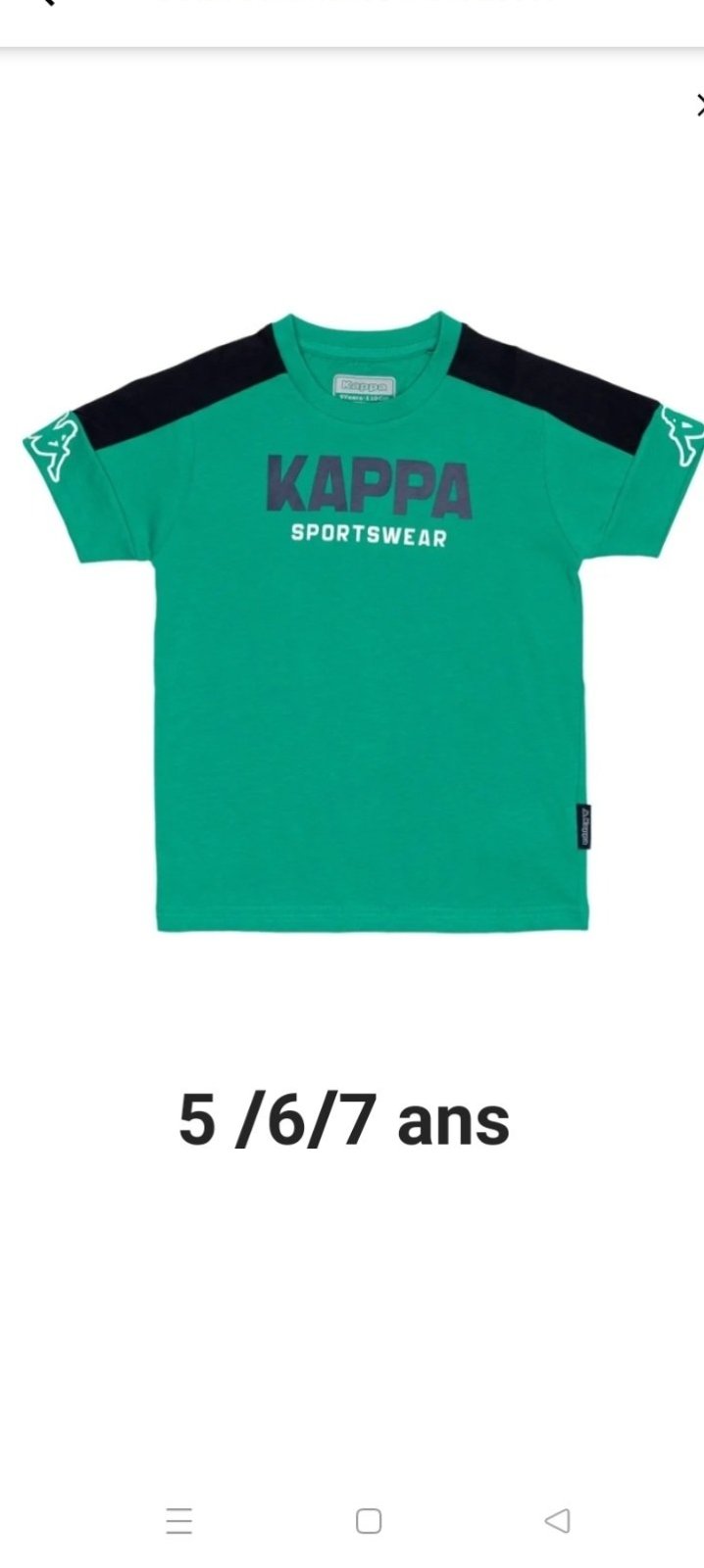 T shirt de la marque kappa