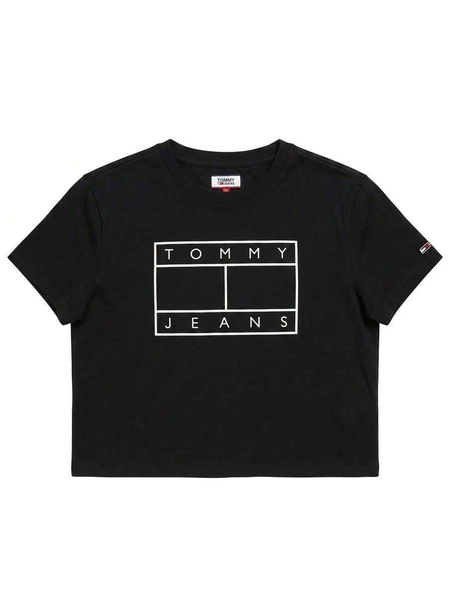 T-shirt Tommy Jeans Logo Taille M - Noir - Original