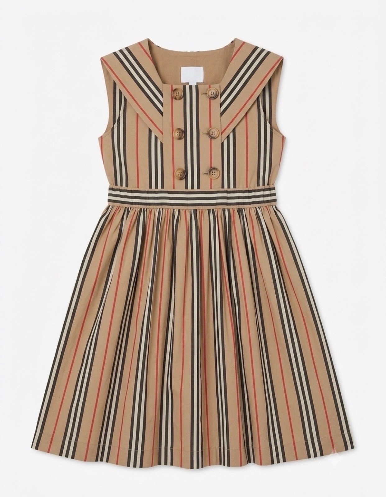 Robe BURBERRY Icon Stripe Coton Made in Thailand
