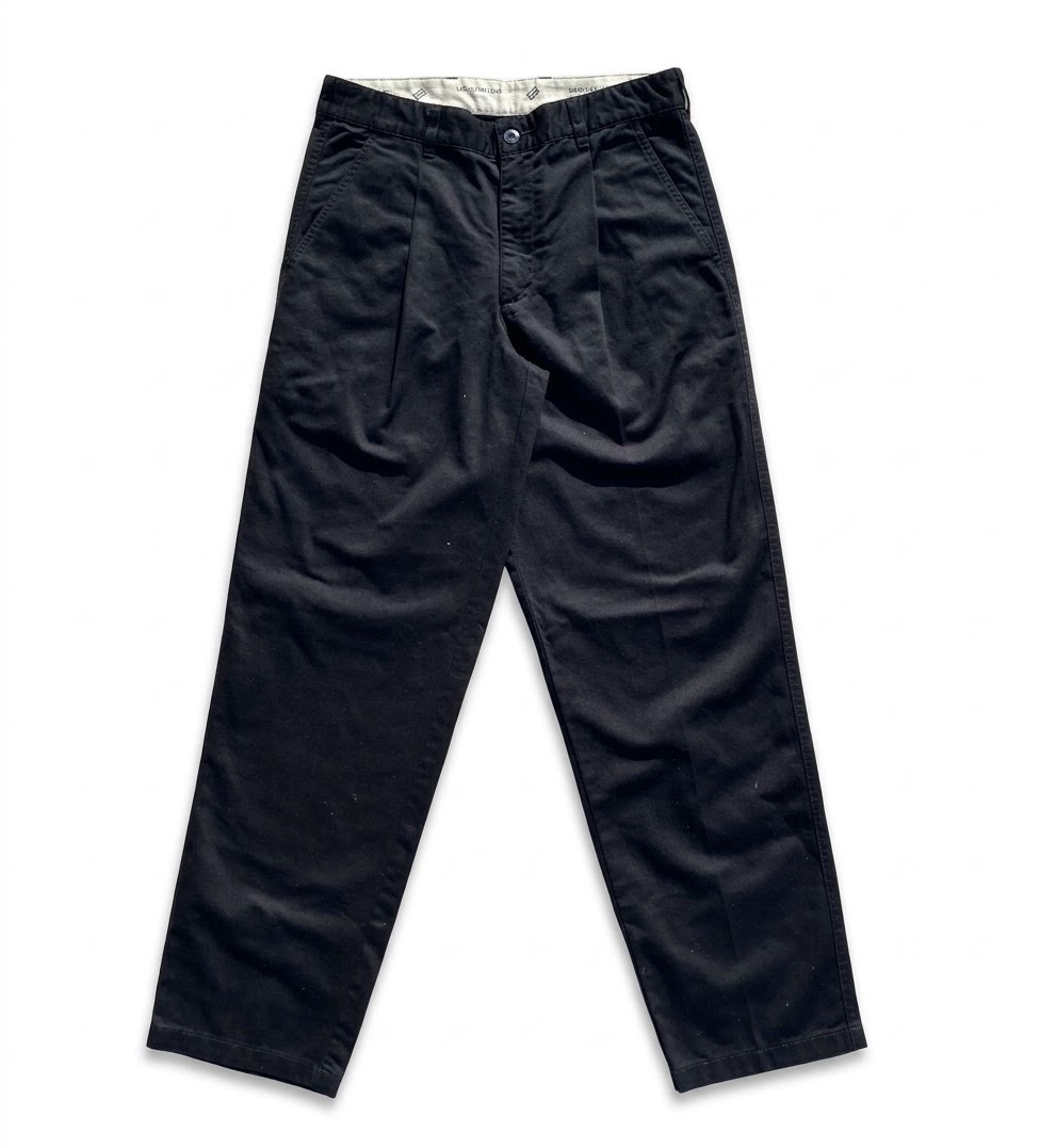 Pantalon Chino MC. GORDON Noir Baggy 31x30 M Original