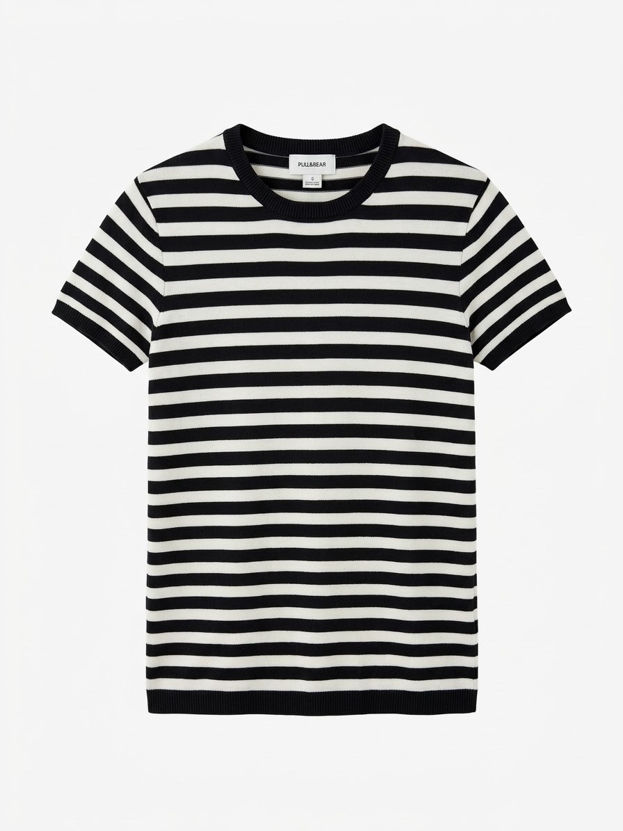 ✨ Pull&Bear Striped T-Shirt - ORIGINAL ✨