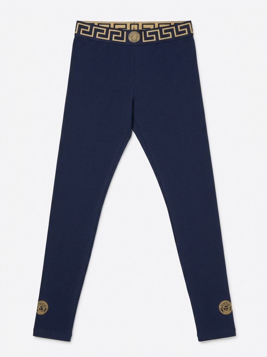 Titre: Legging Versace Original Navy Gold S/P - Versace Young