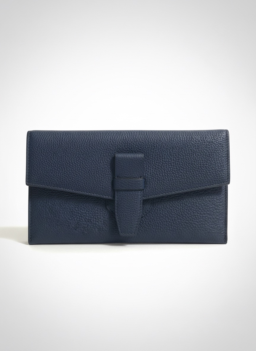 Pochette Lancel bleue petrole