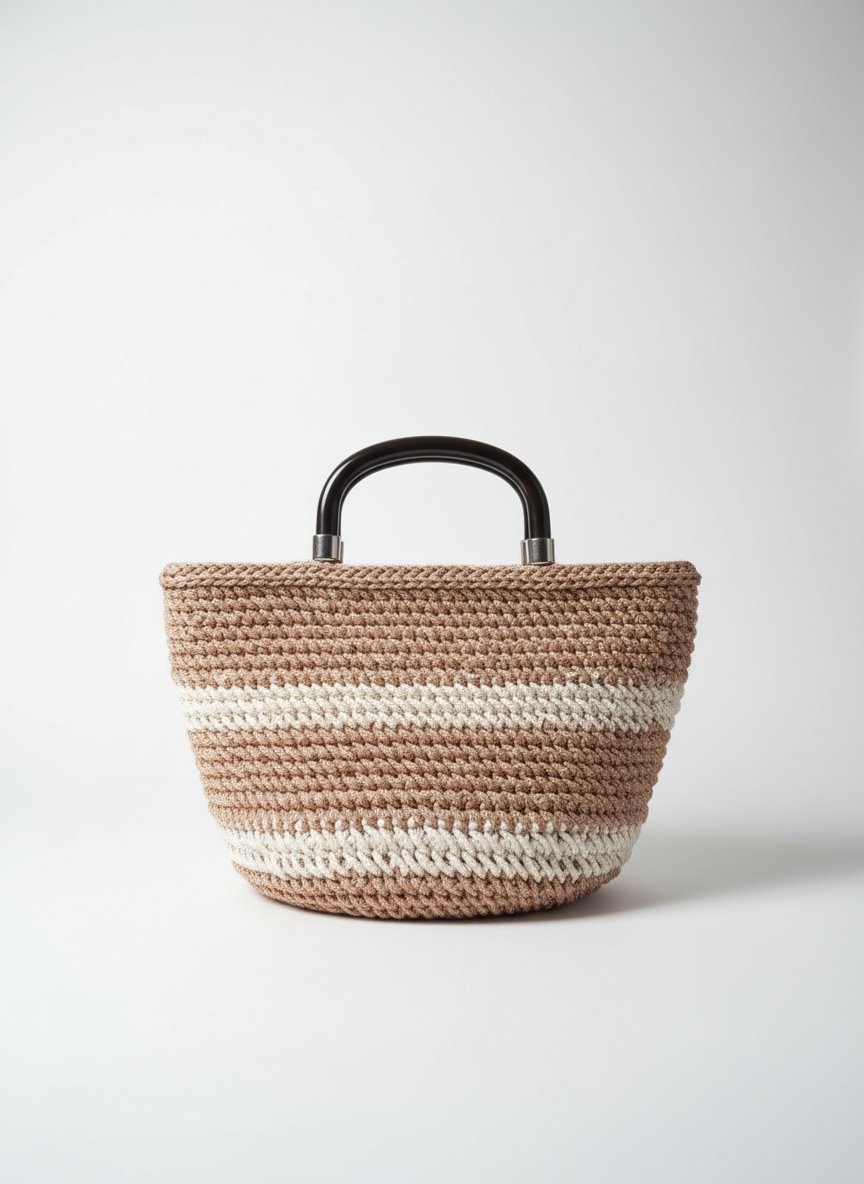 Sac couffin en crochet 