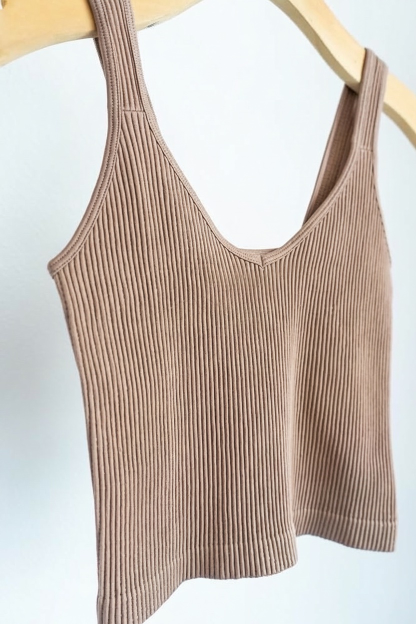 Crop top beige