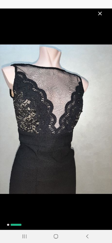 Robe noire élégante 