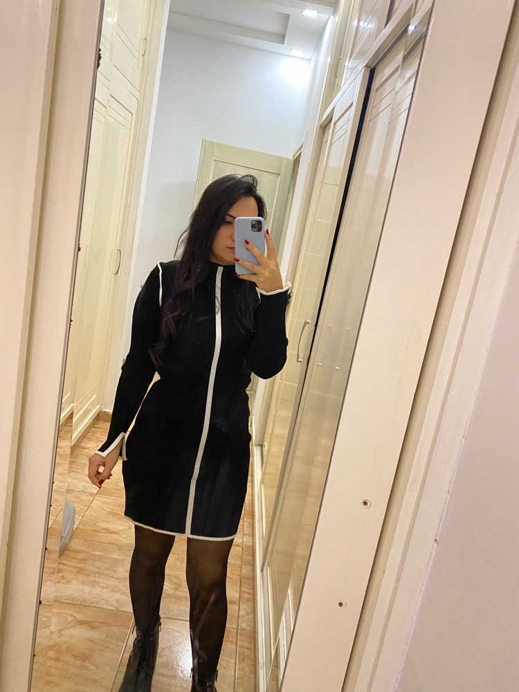 Robe noir et blanc