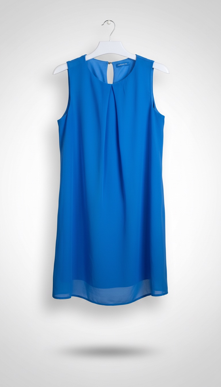 Robe bleue fluide Terranova