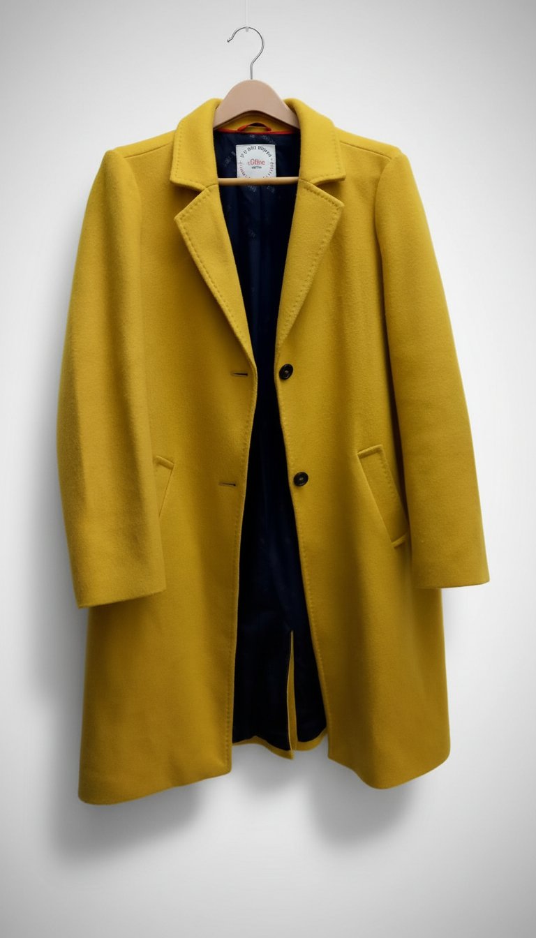 Manteau jaune 