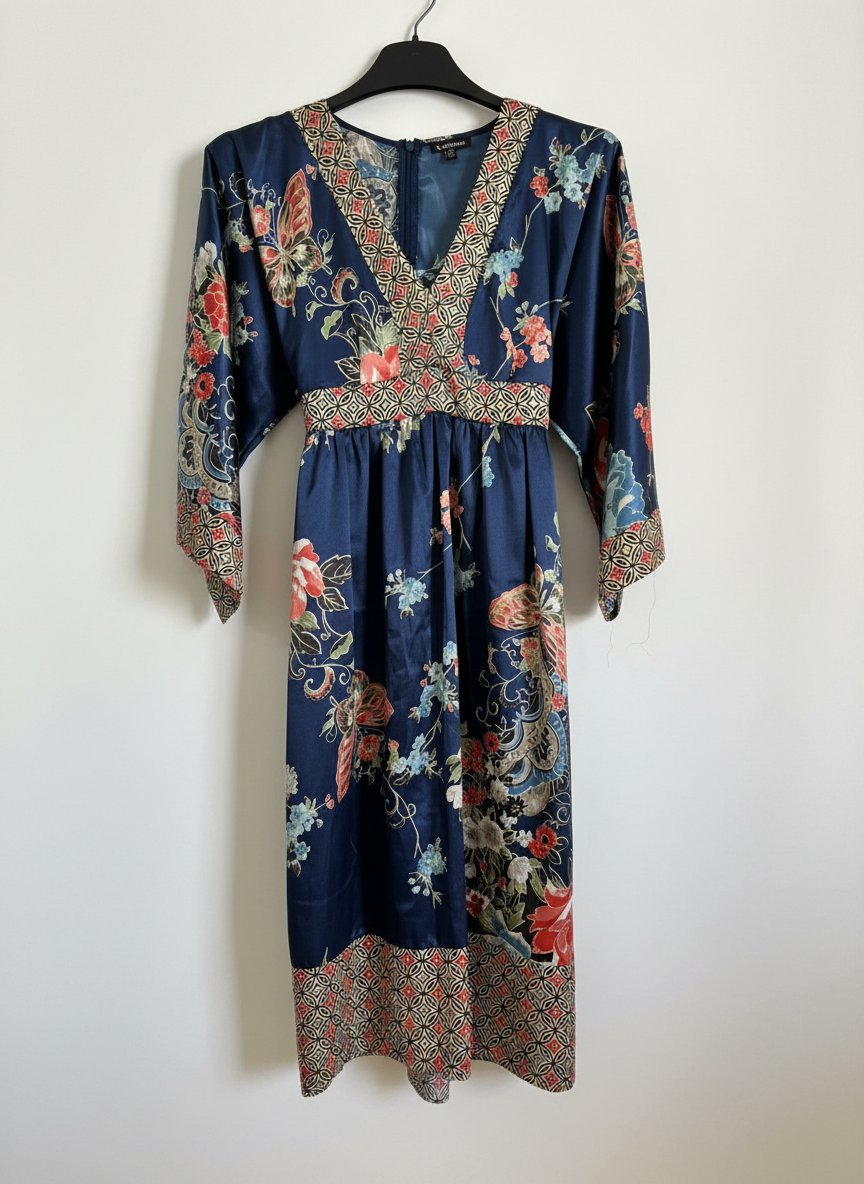 Robe effet satinée 