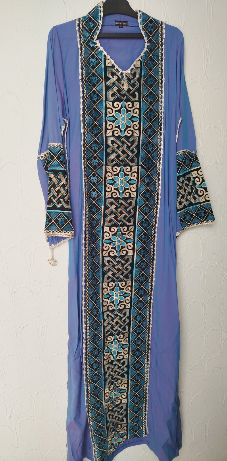 Jebba Bleu avec broderie importée Turquie 