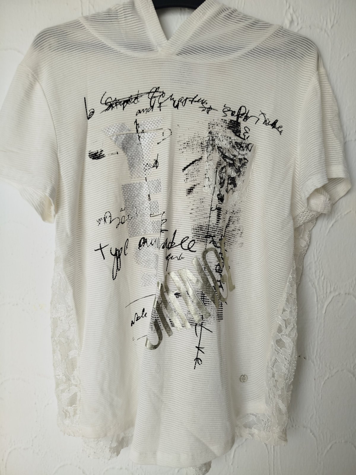 Pull blanc cassé 
