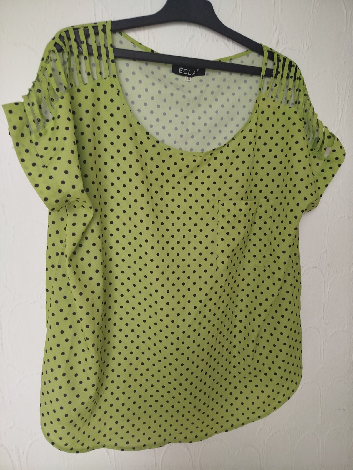 Chemise pointillée marque Éclat 