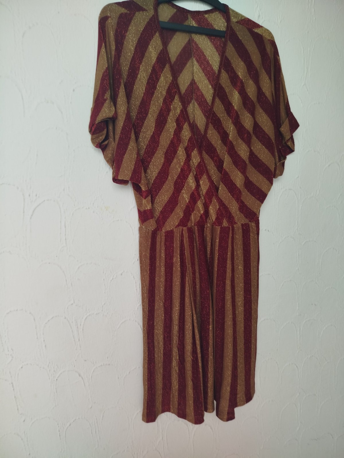 Robe soirée courte riée