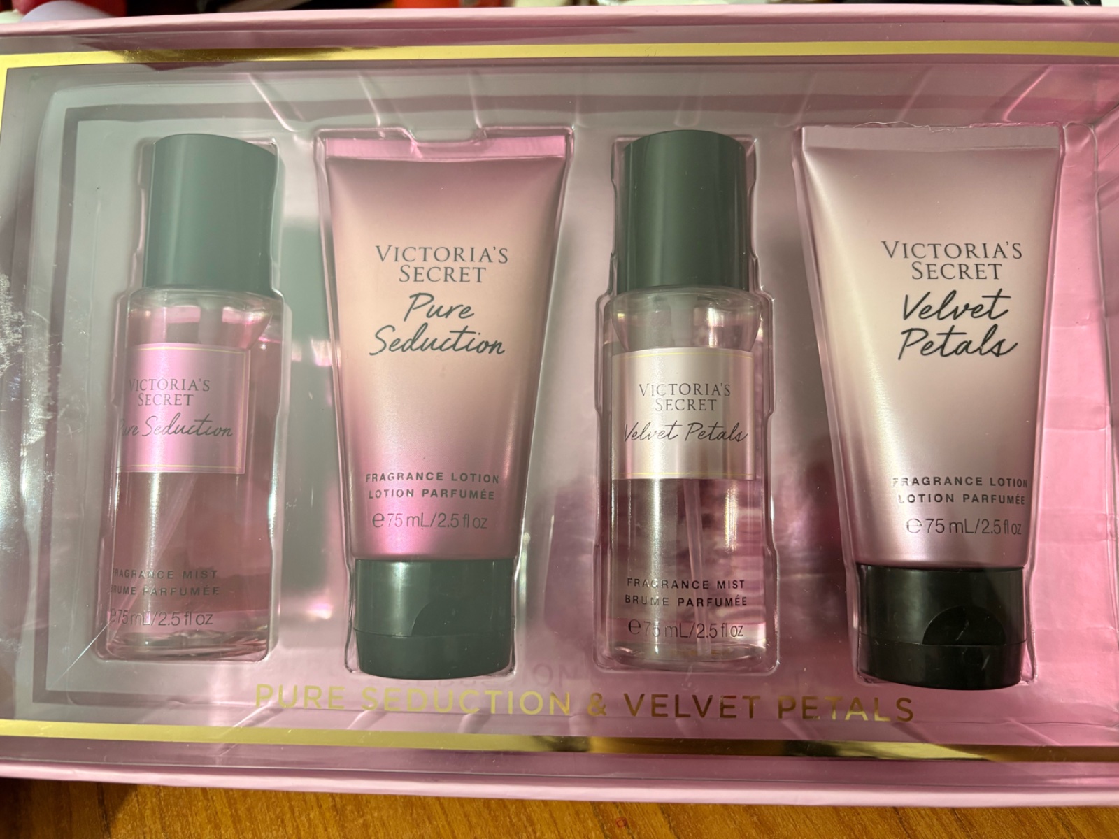Pack 2 brumes et 2 laits de corps victoria's secret