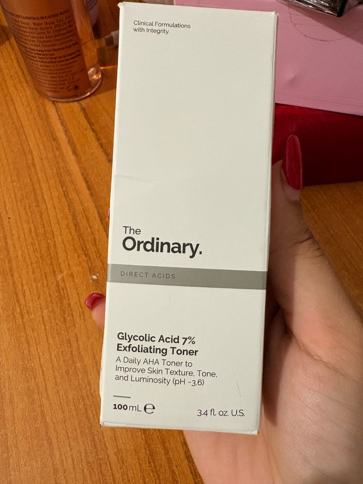 Glycolic acid the ordinary