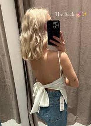 Top blanc zara taille S M