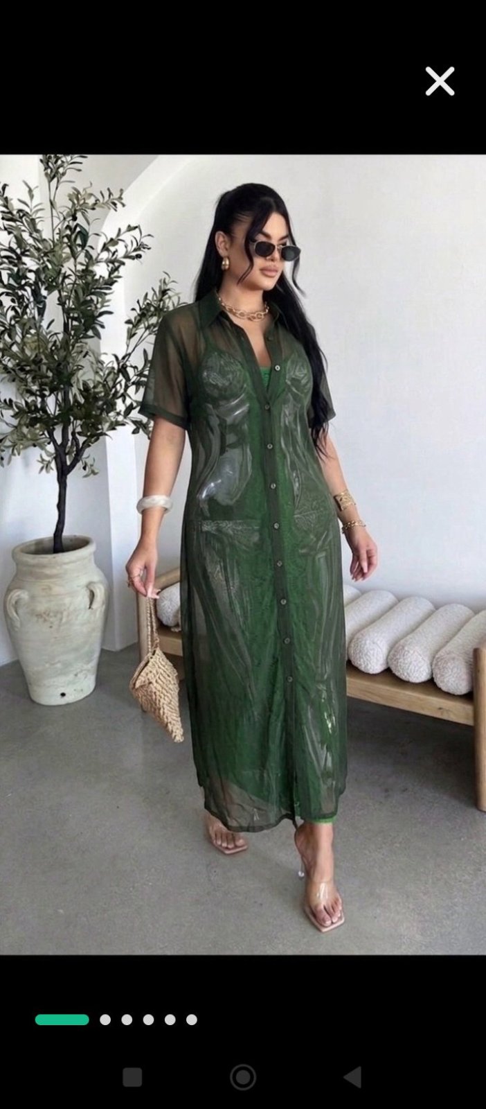 Chemise maxi boutonnée.l'indispensable cache maillot ⛱️👙