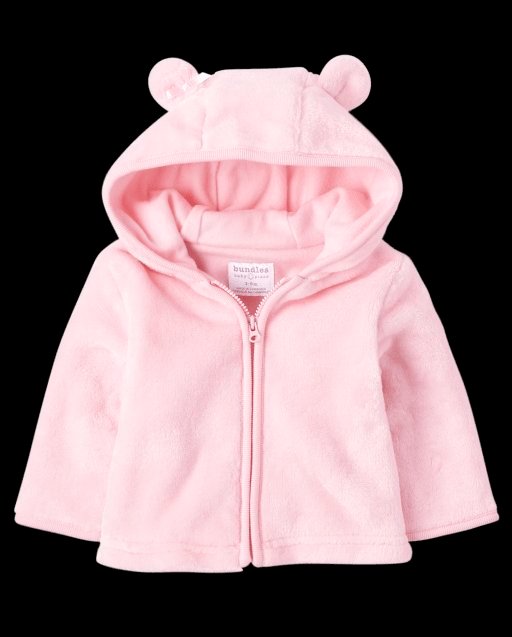 Manteau rose pour bébé 3mois 