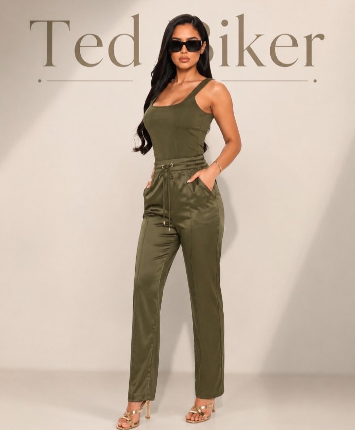 Sublime pantalon satiné de chez Ted Baker 💚💚💚