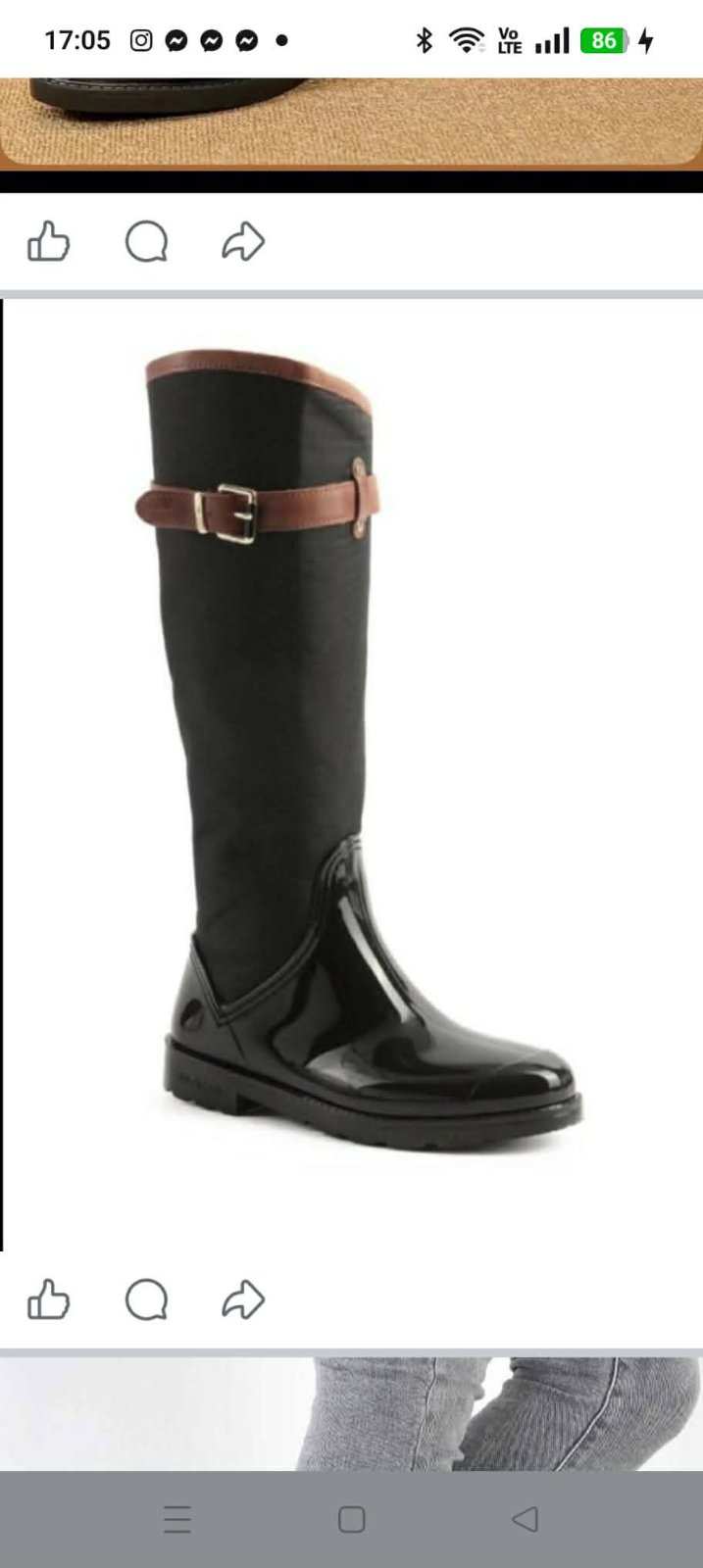 Bottes noir pointure 40