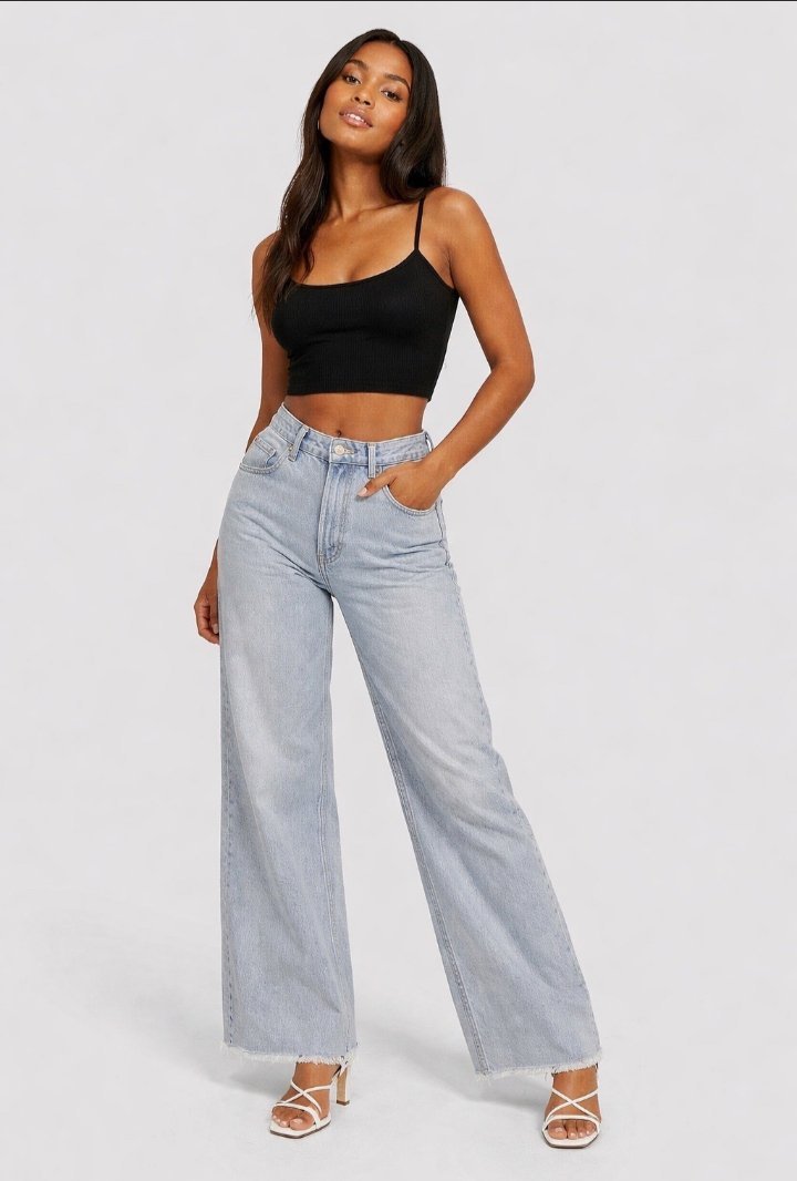 Djeans wide legg pull & Bear 