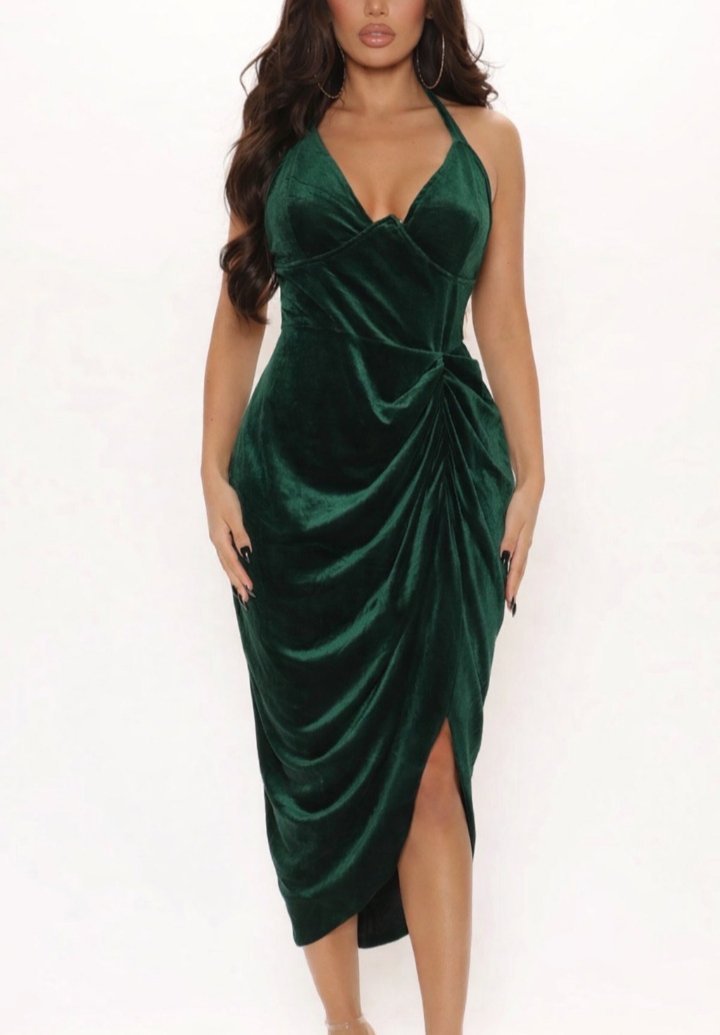 Robe velours 