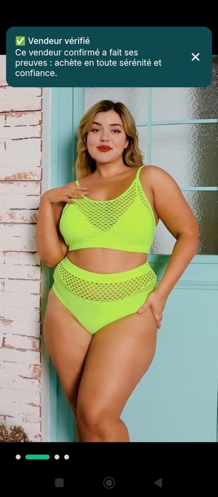 Ensemble de maillot de bain shein en résille ❤️👙⛱️❤️ 