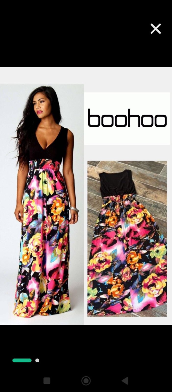 Robe Boohoo maxi taille L
