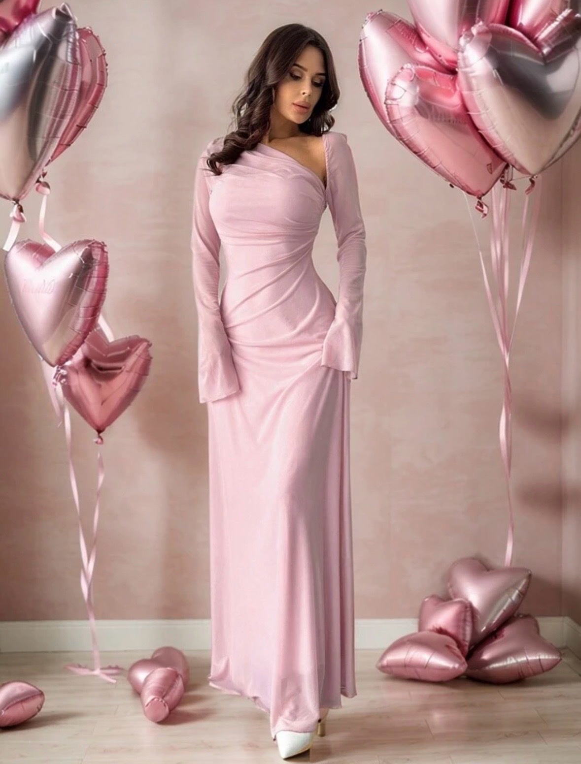 Robe rose