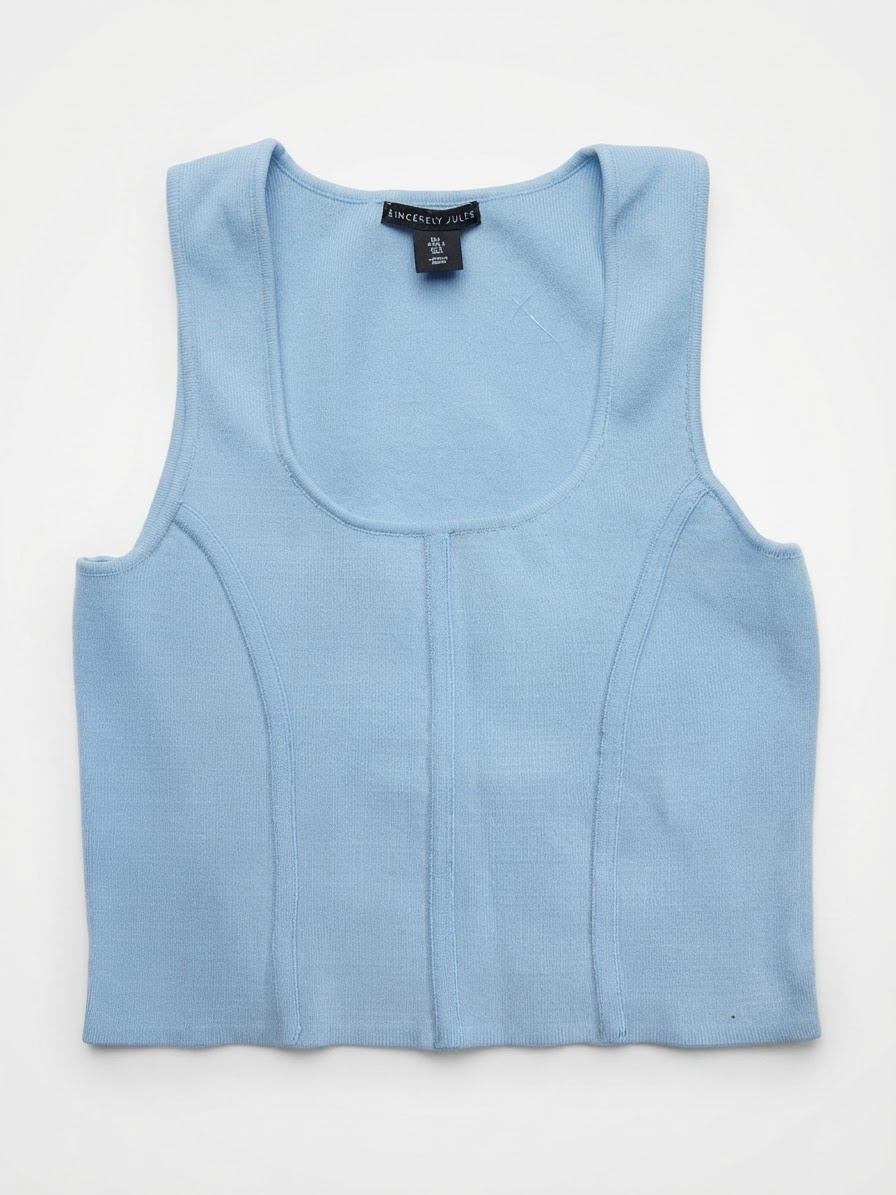 Top baby bleu