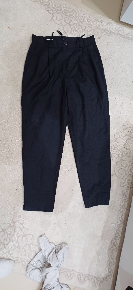 pantalon noir super taille haute 