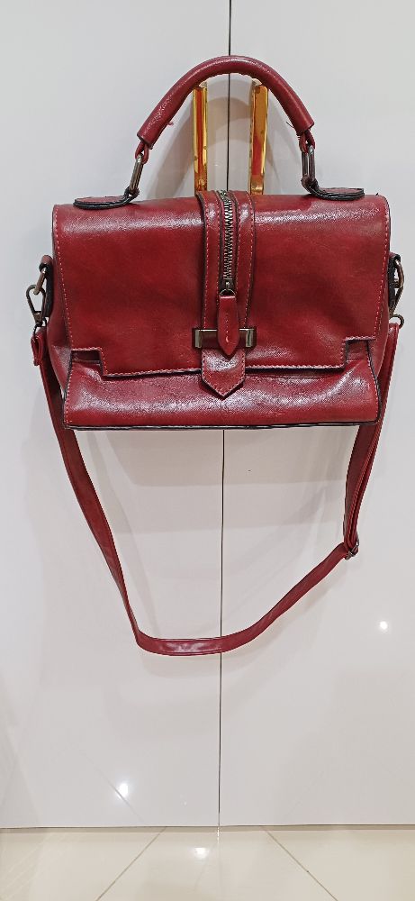 sac hobergine cuir