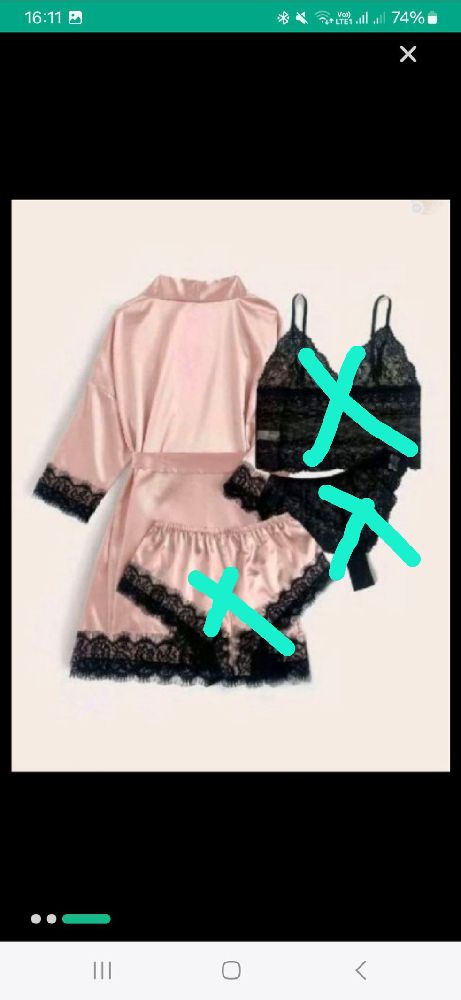 Robe de chambre satin 