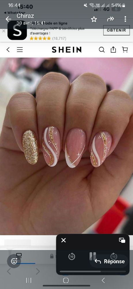 Faux ongle shein 