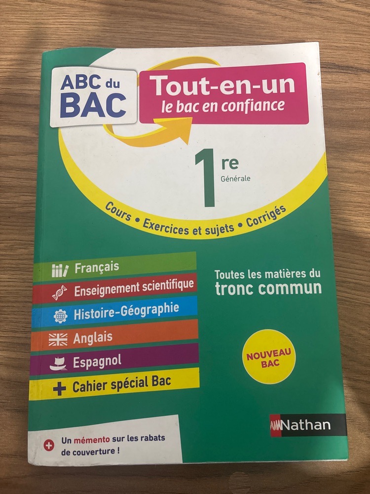 Prascolaire pour le bac français ABC du BAC