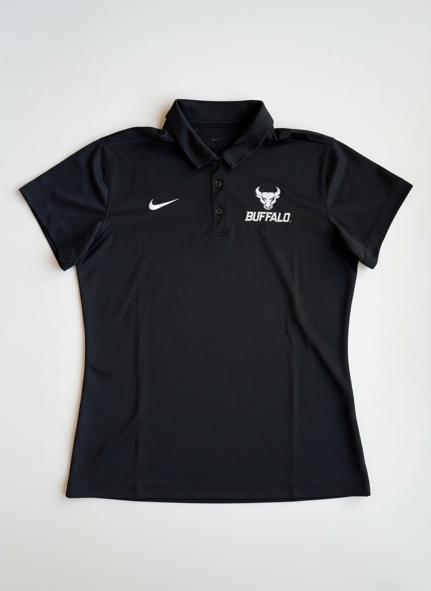 Polo Nike Dri-Fit "Buffalo" - Noir / M]