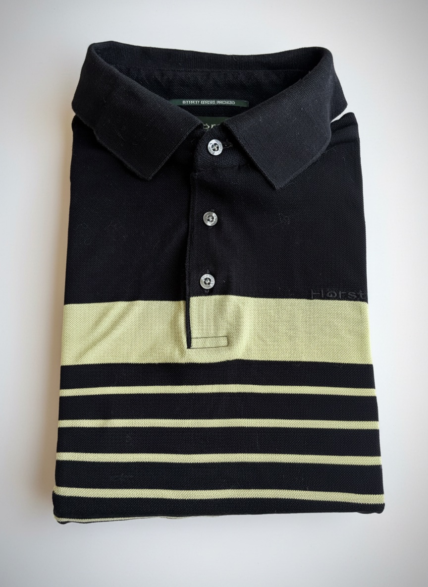 Polo Vintage Hörst Düsseldorf Golf - Noir & Vert / L]