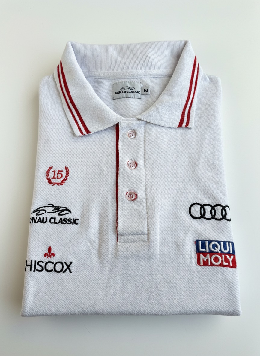 Polo Donau classic Blanc Femme / M ] 