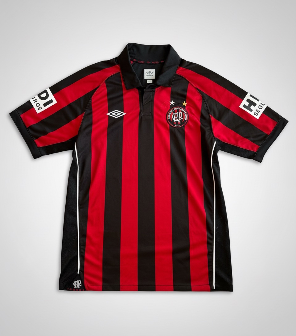 Maillot de Football Umbro Paranaense Rouge/Noir / L]