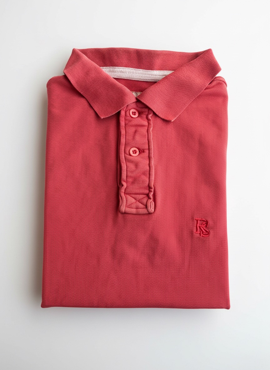 Rock&Soda polo Rouge / M ] 