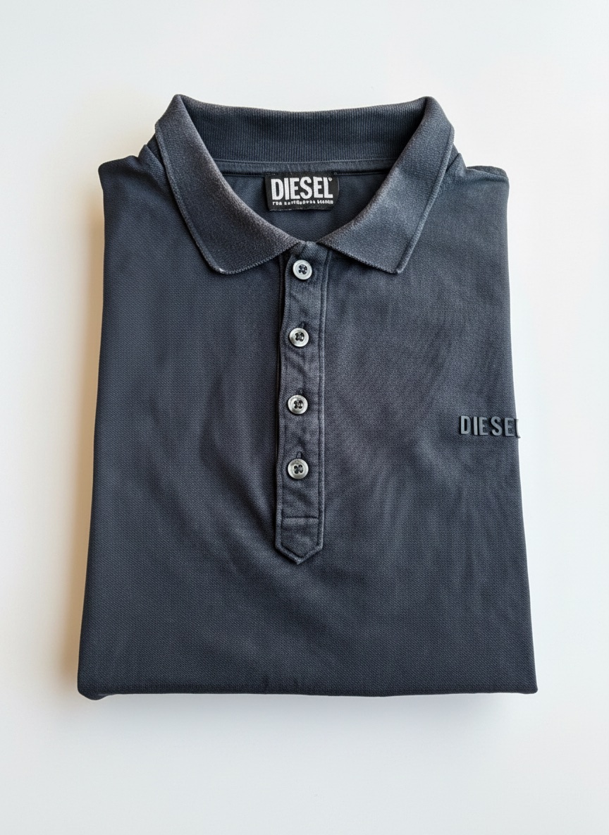 Polo Diesel Bleu Marine / L ] 