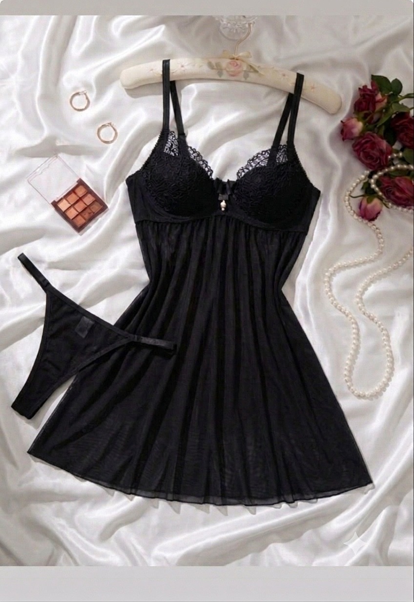 Nuisette intimissimi marque de sous vetement haute qualité avec string ✨🔥🖤