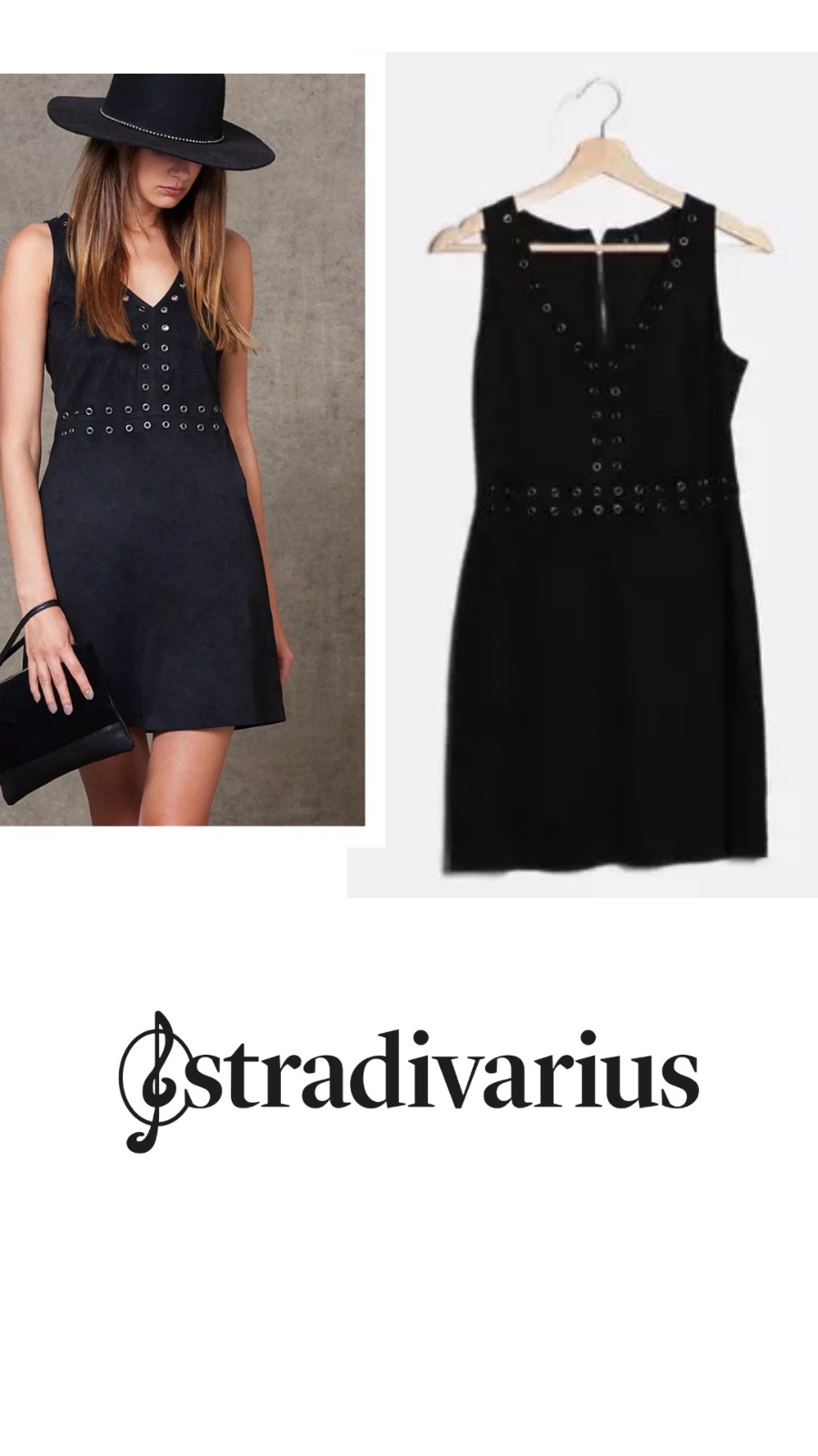 Stradivarius robe en daim 