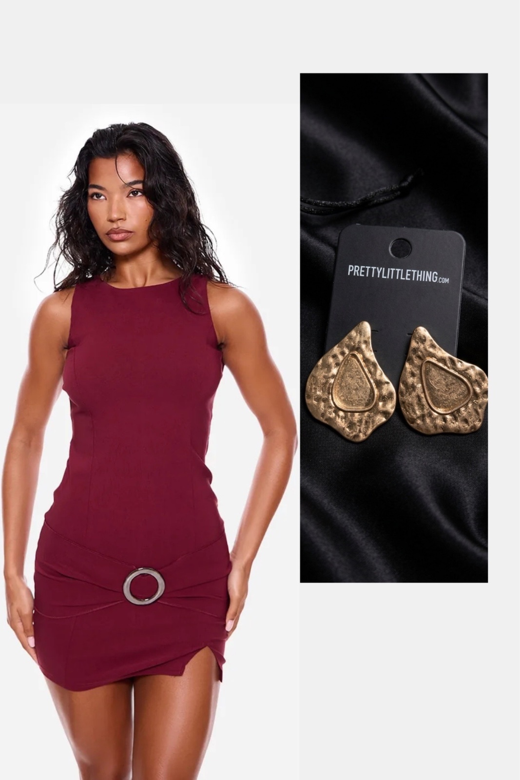 Robe pretrylittlething neuve ✨🔥avec boucles d'oreille prettylottlething